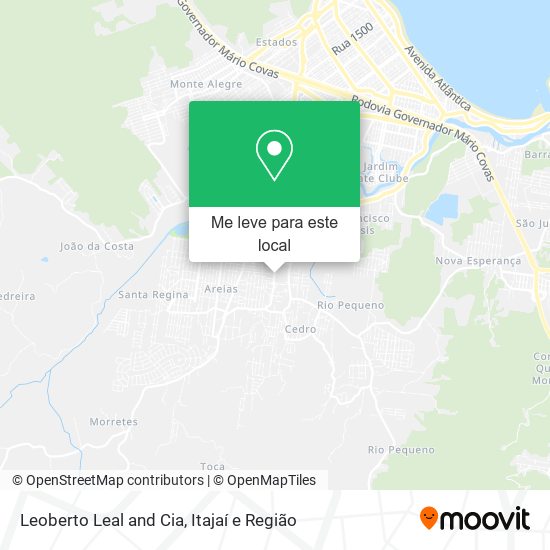 Leoberto Leal and Cia mapa
