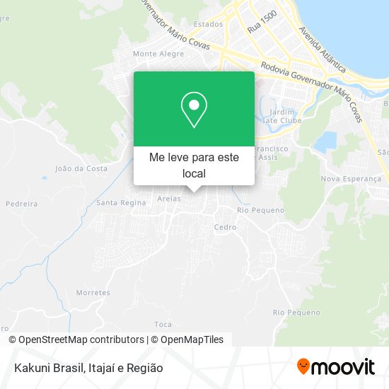 Kakuni Brasil mapa