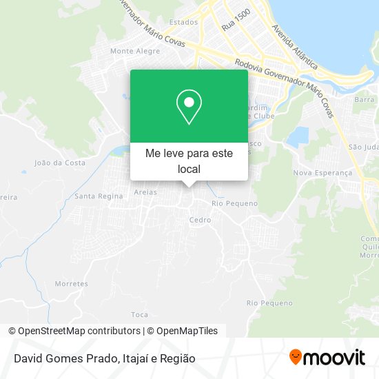 David Gomes Prado mapa