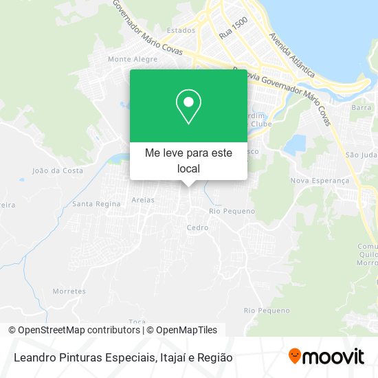 Leandro Pinturas Especiais mapa