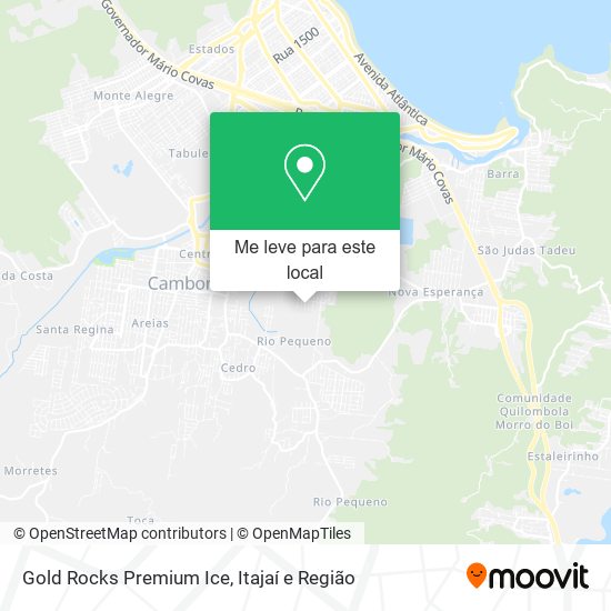 Gold Rocks Premium Ice mapa