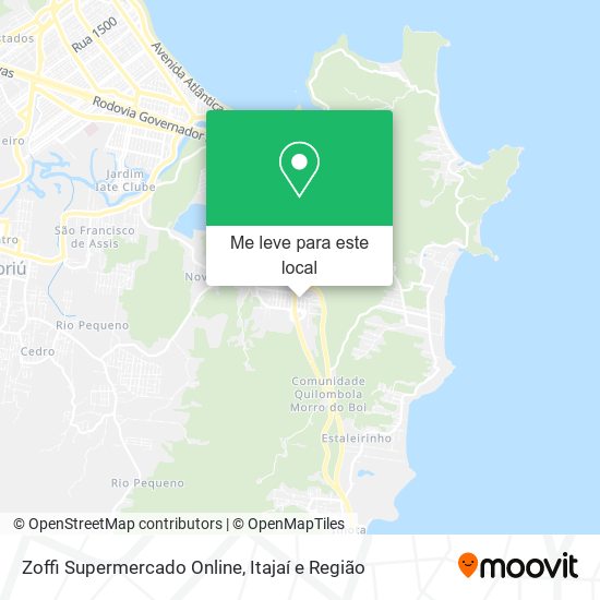 Zoffi Supermercado Online mapa