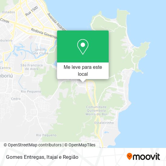 Gomes Entregas mapa