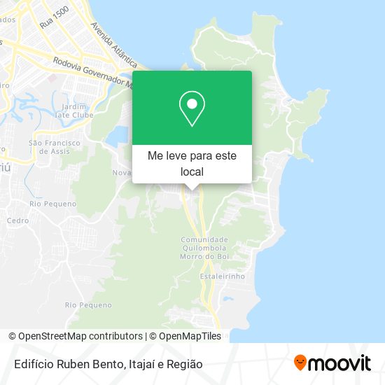 Edifício Ruben Bento mapa