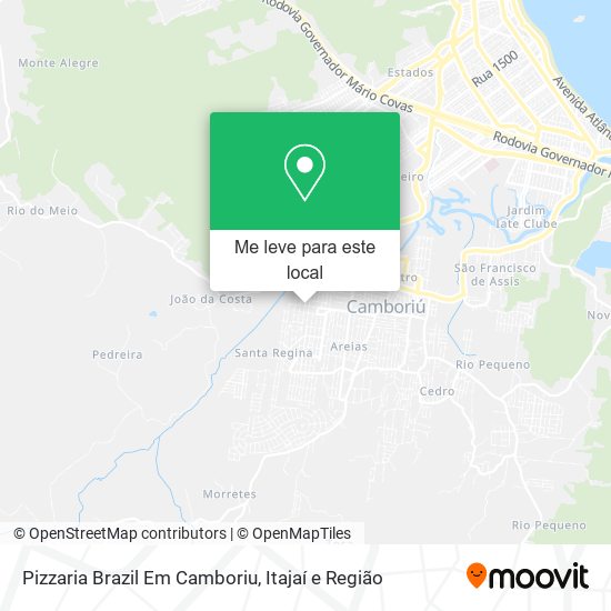 Pizzaria Brazil Em Camboriu mapa