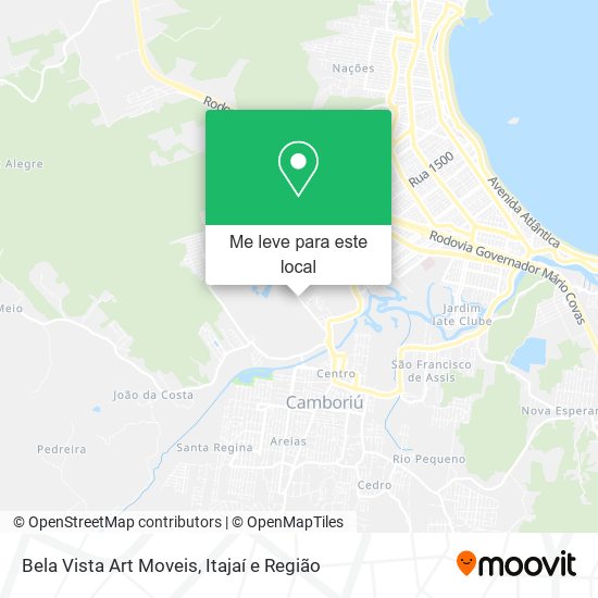 Bela Vista Art Moveis mapa