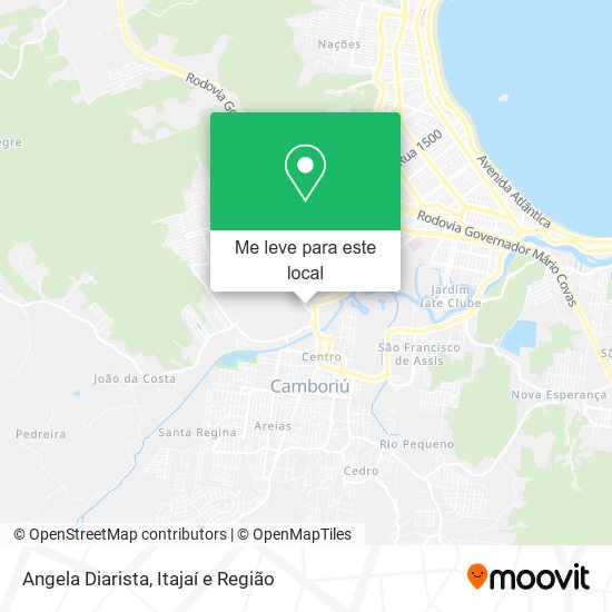 Angela Diarista mapa