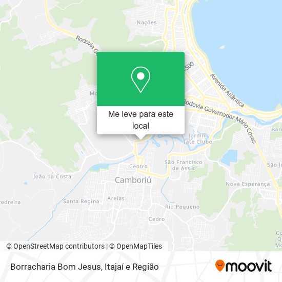 Borracharia Bom Jesus mapa