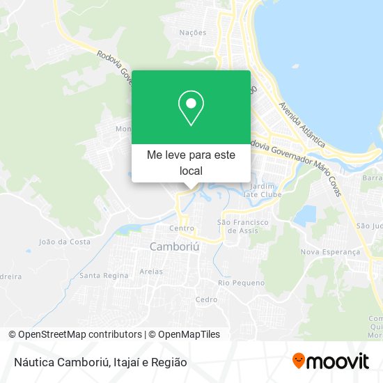 Náutica Camboriú mapa