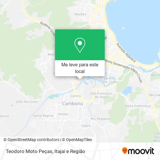 Teodoro Moto Peças mapa