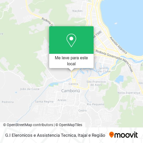 G.I Eleronicos e Assistencia Tecnica mapa