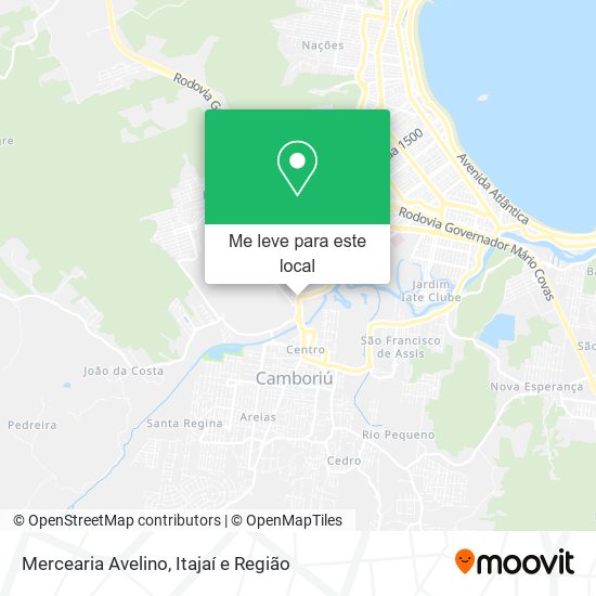 Mercearia Avelino mapa