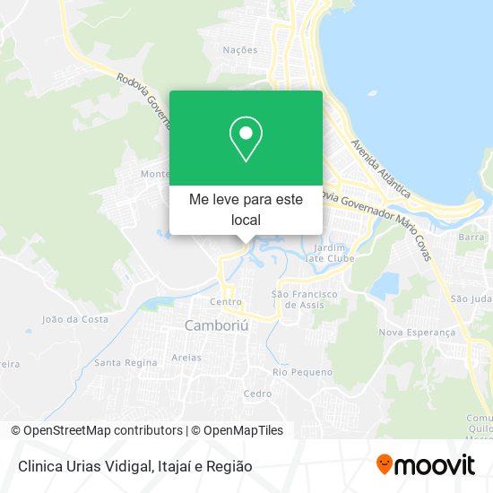 Clinica Urias Vidigal mapa