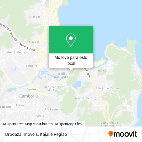 Brodaza Imóveis mapa