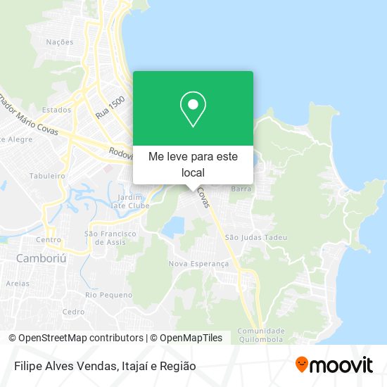 Filipe Alves Vendas mapa