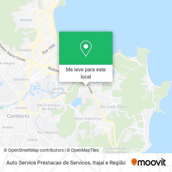 Auto Service Prestacao de Servicos mapa