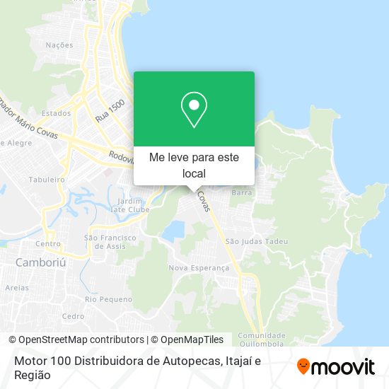 Motor 100 Distribuidora de Autopecas mapa