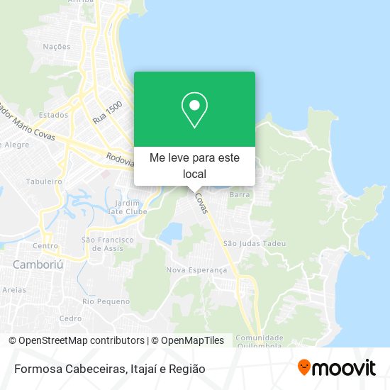 Formosa Cabeceiras mapa