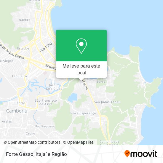 Forte Gesso mapa
