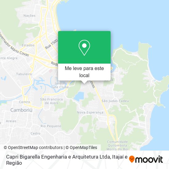 Capri Bigarella Engenharia e Arquitetura Ltda mapa