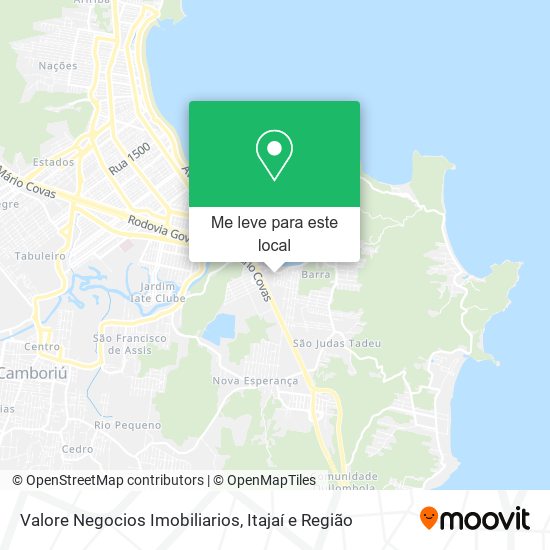 Valore Negocios Imobiliarios mapa