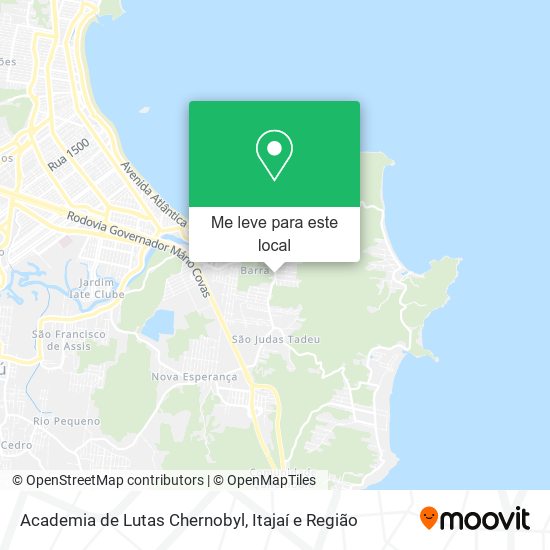 Academia de Lutas Chernobyl mapa