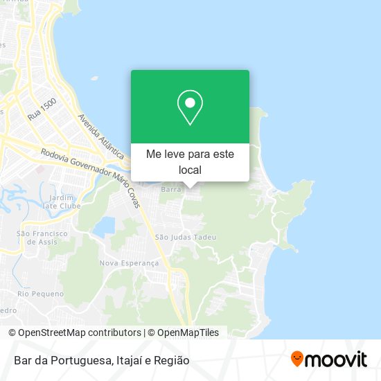 Bar da Portuguesa mapa