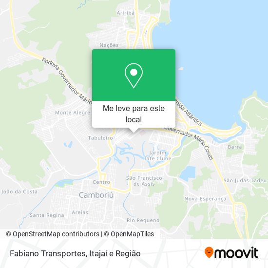 Fabiano Transportes mapa