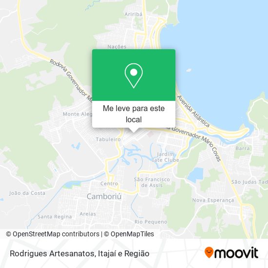 Rodrigues Artesanatos mapa