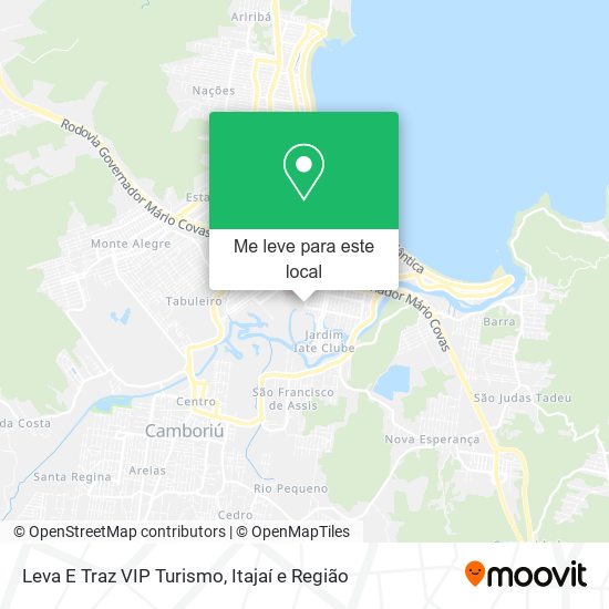 Leva E Traz VIP Turismo mapa