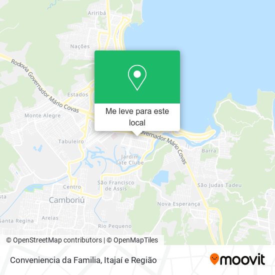 Conveniencia da Familia mapa