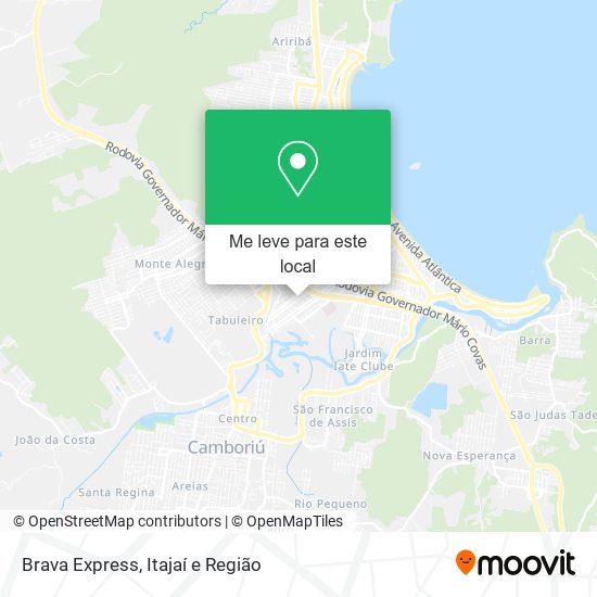 Brava Express mapa