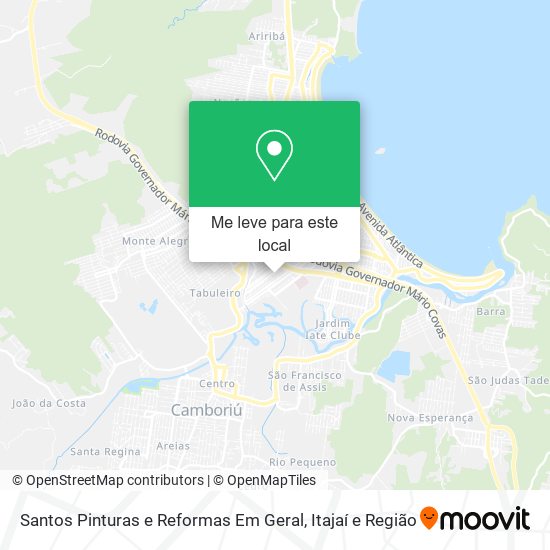 Santos Pinturas e Reformas Em Geral mapa