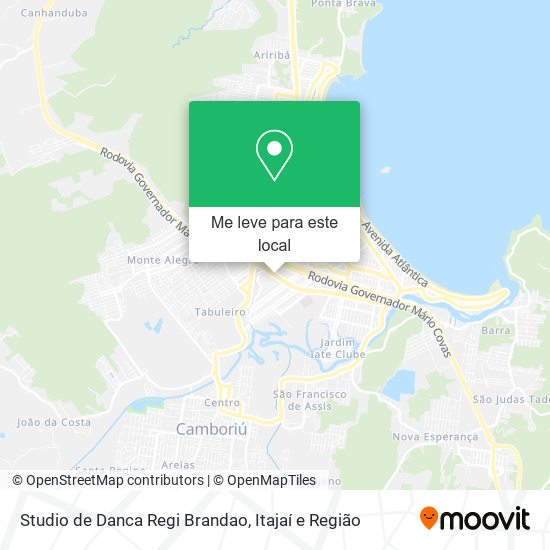 Studio de Danca Regi Brandao mapa