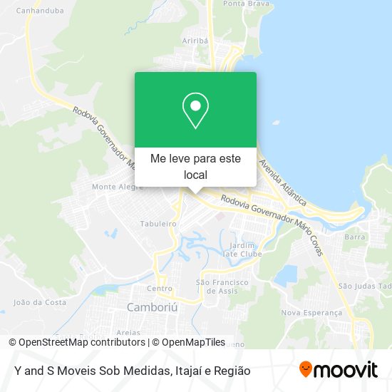Y and S Moveis Sob Medidas mapa