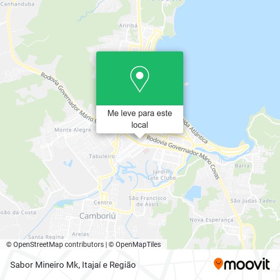 Sabor Mineiro Mk mapa