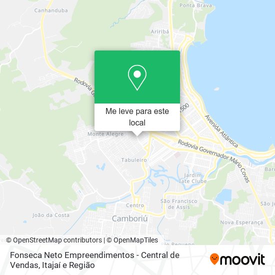 Fonseca Neto Empreendimentos - Central de Vendas mapa