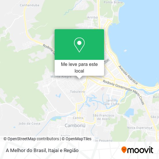 A Melhor do Brasil mapa