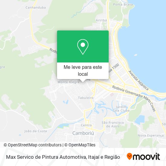 Max Servico de Pintura Automotiva mapa