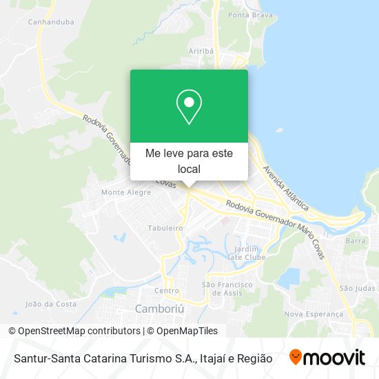 Santur-Santa Catarina Turismo S.A. mapa