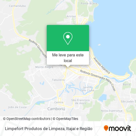 Limpefort Produtos de Limpeza mapa