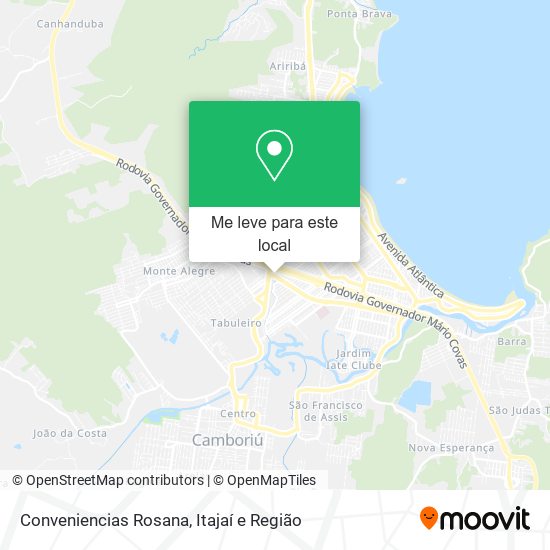 Conveniencias Rosana mapa