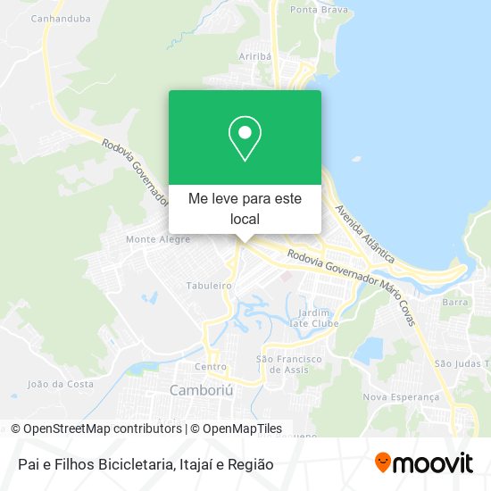 Pai e Filhos Bicicletaria mapa