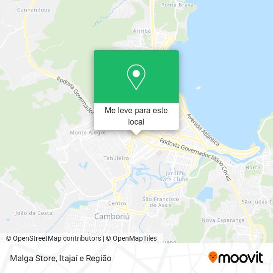 Malga Store mapa