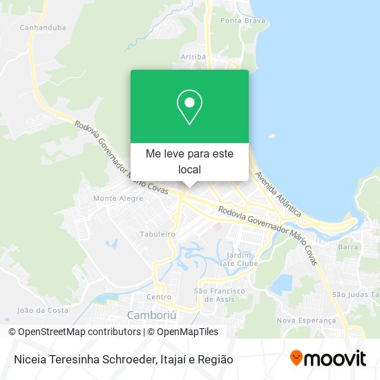 Niceia Teresinha Schroeder mapa