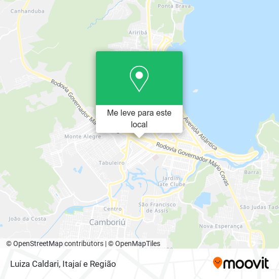 Luiza Caldari mapa