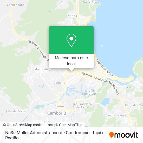 Nc3e Muller Administracao de Condominio mapa