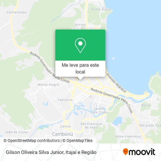 Gilson Oliveira Silva Junior mapa