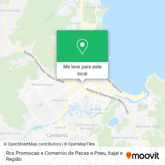 Rcs Promocao e Comercio de Pecas e Pneu mapa