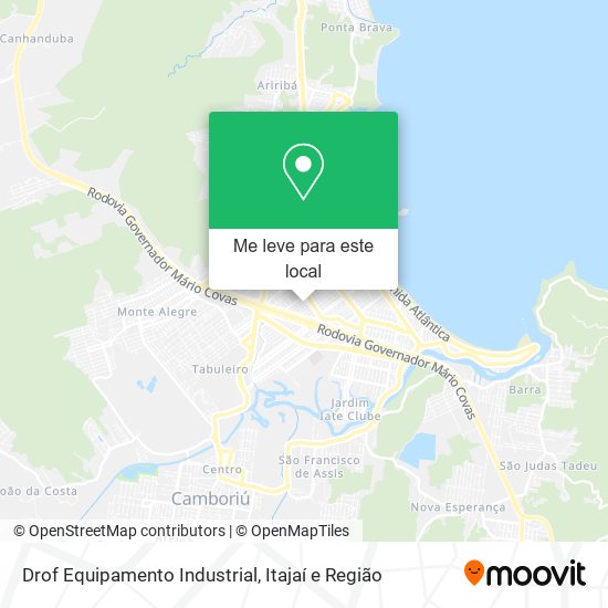 Drof Equipamento Industrial mapa